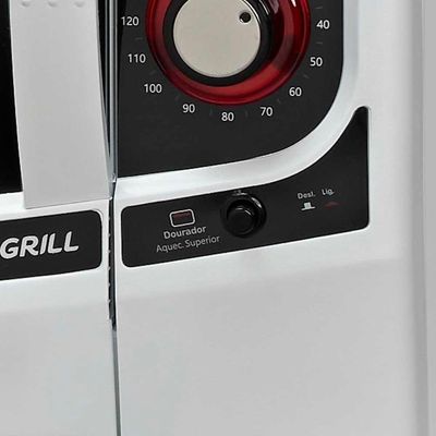 Forno Elétrico 44 Litros Fischer Gourmet Grill Bancada Branco 110V