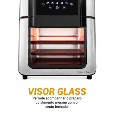 Air Fryer Oven Philco 15L Painel Digital PAF15A 220V