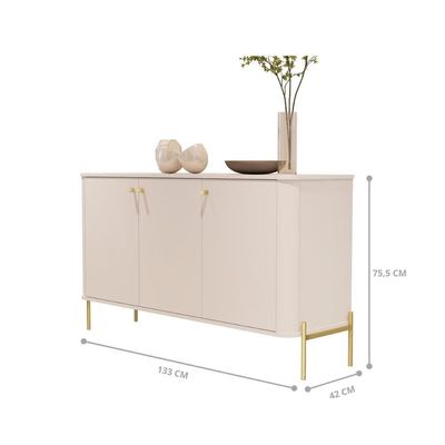 Buffet Nova Orleans Off White Dourado