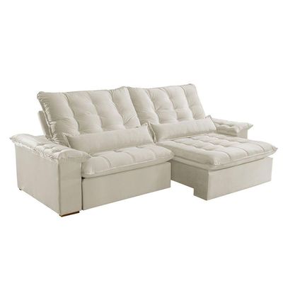 Sofá Victory Linho 02 Módulos De 80cm B25cm Meu Sofá Online A302 Linho Branco