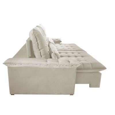 Sofá Victory Linho 02 Módulos De 80cm B25cm Meu Sofá Online A302 Linho Branco