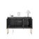 Buffet Estilo Industrial 3 Portas Europa - Preto Dourado Preto Dourado