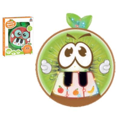 Piano Musical Frutas com Luz Kiwi - Braskit