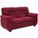 Sofá de 2 Lugares Linoforte Stillus II com 154 cm de Largura e Revestido em Tecido Suede Vermelho