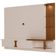 Painel Toronto com 2 Portas para TV de até 72 Polegadas Artely Off White/Pinho Ripado