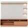 Estante Home Colibri Campeche com Porta Deslizante Spots de Led 200 cm de Largura Ideal para TV de Até 70 Polegadas Freijó/Off White Matte