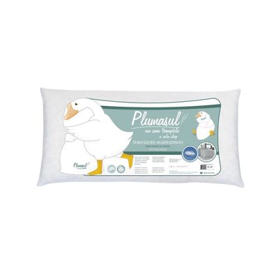Travesseiro Penas de Ganso Plumasul Agarradinho Branco