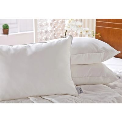 Travesseiro Plumasul Percal com Penas de Ganso 50 x 70 cm Branco