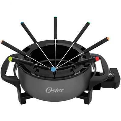 Panela Elétrica de Fondue Oster OFND100 2.4 Litros Cinza / 220V