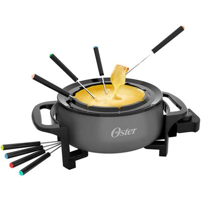 Panela Elétrica de Fondue Oster OFND100 2.4 Litros Cinza / 220V