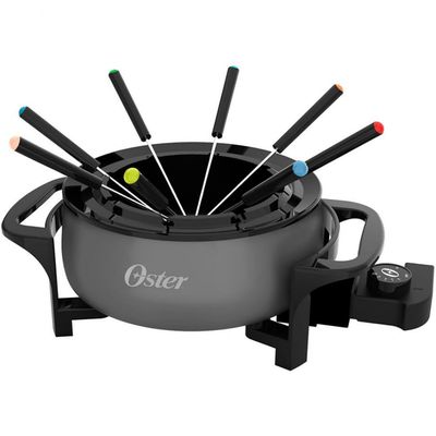 Panela Elétrica de Fondue Oster OFND100 2.4 Litros Cinza / 220V