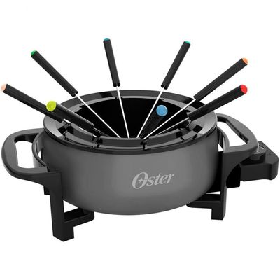 Panela Elétrica de Fondue Oster OFND100 2.4 Litros Cinza / 220V