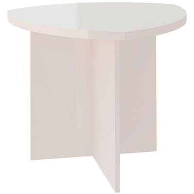 Mesa de Centro Delta com Tampo de 60x58 cm Artely Off White