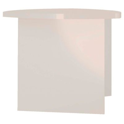 Mesa de Centro Delta com Tampo de 60x58 cm Artely Off White