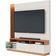 Estante Home Colibri Humaitá com 180 cm de Largura Ideal para TV de Até 75 Polegadas Off White Matte/Freijó
