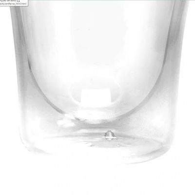 Jogo de Copos Dynasty Coffee Borossilicato 90ml 2 Peças Transparente