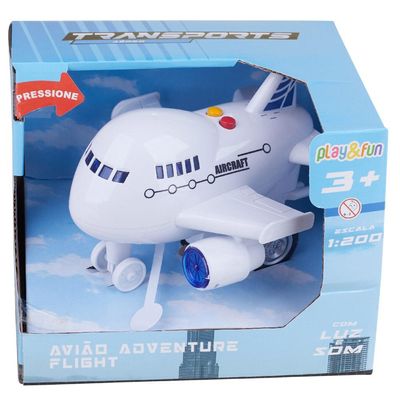 Avião com Fricção Adventure Flight Play&Fun