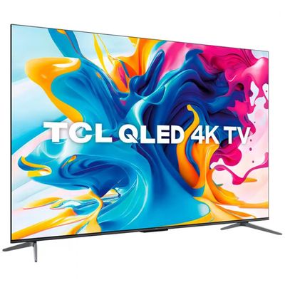 Smart TV QLED 65 4K UHD TCL C645 Google TV Dolby Vision Atmos DTS HDR10+ WiFi Dual Band Bluetooth Integrado Preto