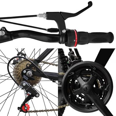 Bicicleta Bike Aço 21 Marchas Velocidades Aro 29 Preto/Verde