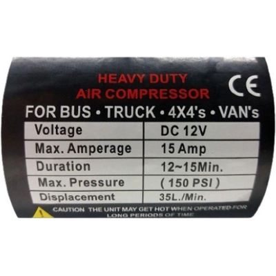 Mini Compressor 12v Automotivo Portátil Metal