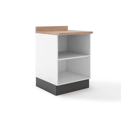 Balcão Línea com 1 Porta e 1 Prateleira 60cm de Largura Bartira Branco