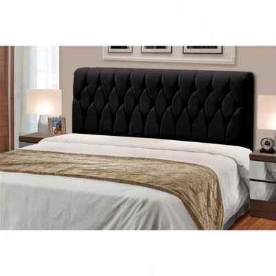 Cabeceira para Cama King Size Palladium Dobue Preto