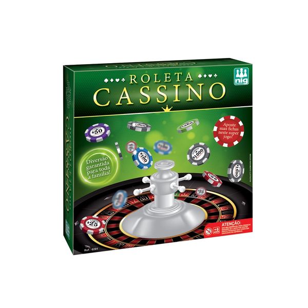 Jogo de Tabuleiro Nig Brinquedos Roleta Cassino Jogo de Tabuleiro Nig Brinquedos Roleta Cassino