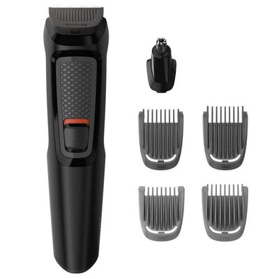 Aparador de Pelos Philips Multigroom Series 3000 6 em 1 MG3711/15 Sem Fio Preto / Bivolt