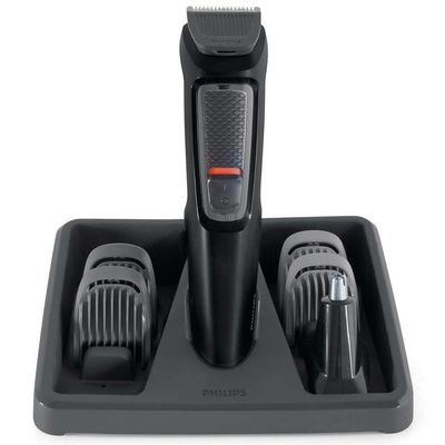 Aparador de Pelos Philips Multigroom Series 3000 6 em 1 MG3711/15 Sem Fio Preto / Bivolt