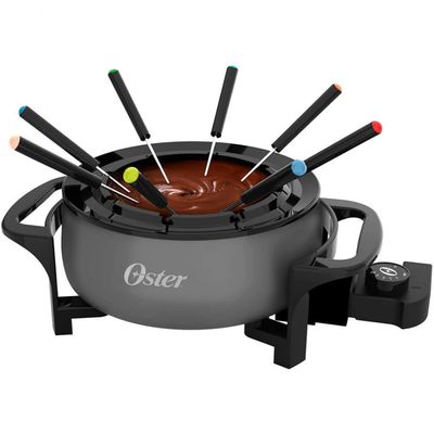 Panela Elétrica de Fondue Oster OFND100 2.4 Litros Cinza / 220V