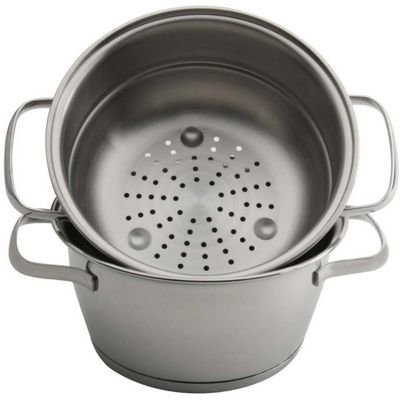 Conjunto de Panelas Tramontina Allegra 65650190 em Aço Inox - 5 peças Inox