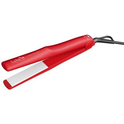 Chapinha Prancha GA.MA Italy Lichia Ceramic 220 Graus C com Emissão de Íons Negativos Vermelho / Bivolt