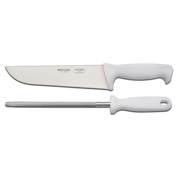 Conjunto para Churrasco Brinox Precision 2554/306 - 2 Peças Branco