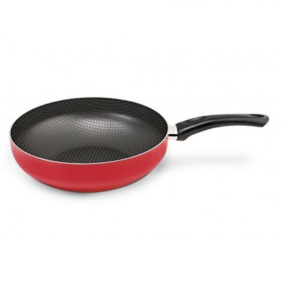 Frigideira Wok Paprika com Cabo e Tampa 24cm Multiflon Vermelho