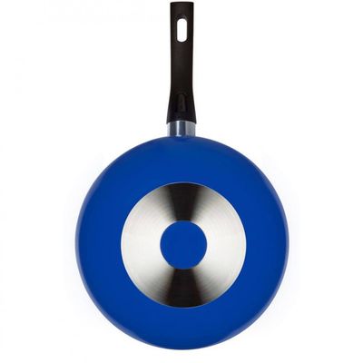 Frigideira Wok Multiflon Color com Revestimento Ultra 7 28 cm Azul