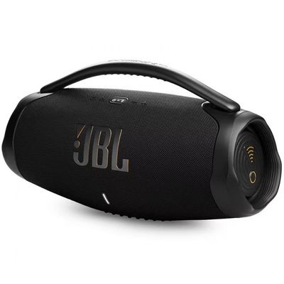 Caixa de Som Portátil JBL Boombox 3 com Wi-Fi e Bluetooth Preto