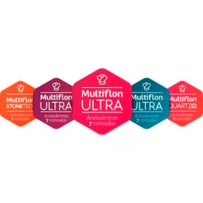 Frigideira Essencial Multiflon Com Antiaderente de Alumínio 18cm Preto