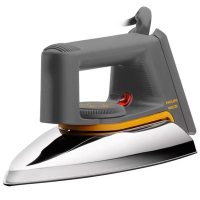 Ferro de Passar a Seco Philips Walita HD1172 com Controle de Temperatura e Ponta de Precisão Cinza / 220V
