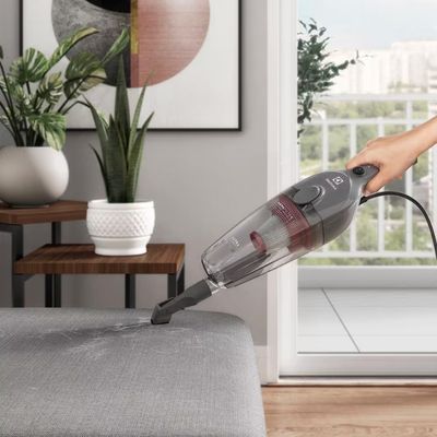 Aspirador de Pó Vertical 2 em 1 Electrolux STK15 com Fio PowerSpeed Ultra 1300W Cinza