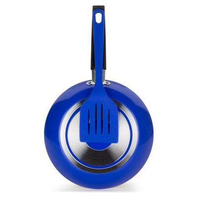 Frigideira Color Pop Multiflon com Espátula 20cm Azul