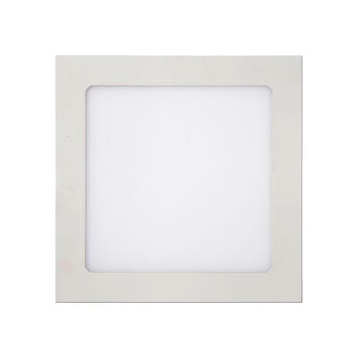 Painel de Led Sobrepor Kian Slim Quadrado Branco - 18W Bivolt