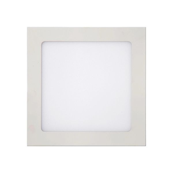 Painel de Led Sobrepor Kian Slim Quadrado Branco - 18W Bivolt Painel de Led Sobrepor Kian Slim Quadrado Branco - 18W Bivolt