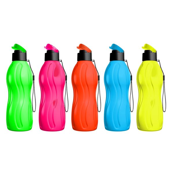 Garrafa Squeeze Homeflex Neon 600ml - Item Sortido
