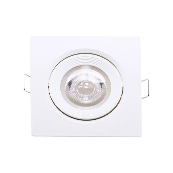 Luminária Spot Kian Fenix MR16 Quadrada Amarela 5W