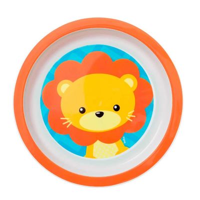 Kit Refeição Infantil Buba Leão 3 Peças