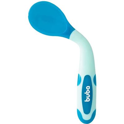 Kit Talheres Buba Flexível e Termossensível Azul