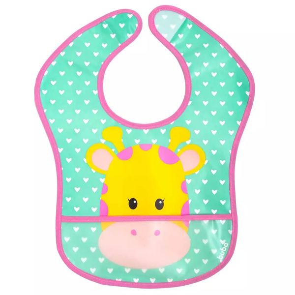 Babador com Bolso Buba Girafa