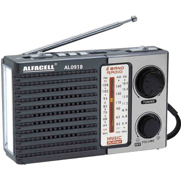 Rádio Portátil Alfacell AL0918 AM/FM