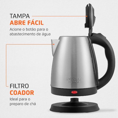 Chaleira Elétrica Mondial Pratic Inox CE-06 127V