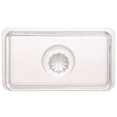 Manteigueira Wolff Pearl em Cristal com Tampa Incolor